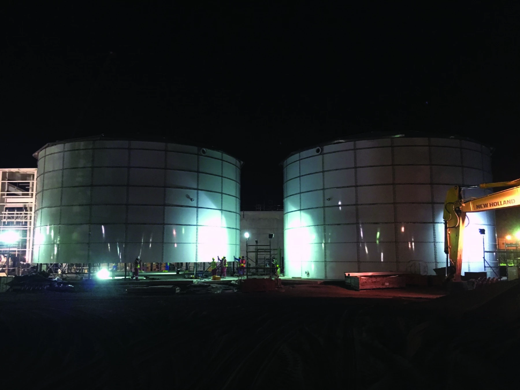 Almacenamiento de agua osmotizada y desmineralizada