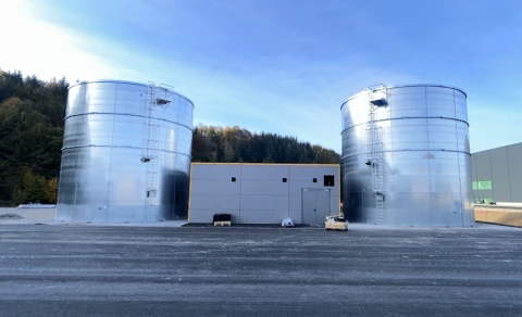 Tanques para la protección contra incendios certificado FM>500 en Austria