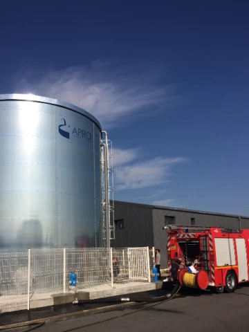 Tanque contra incendios para bomberos  DECI/DFCI retardante