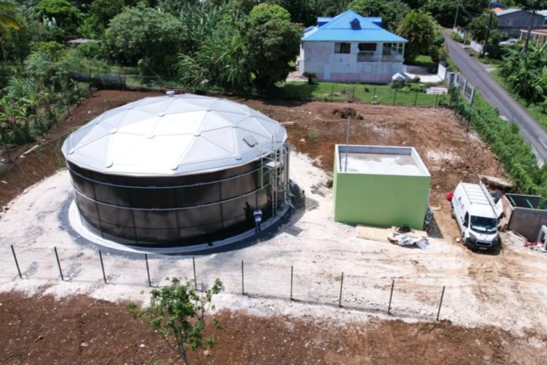 Tanque de agua potable y alimentaria