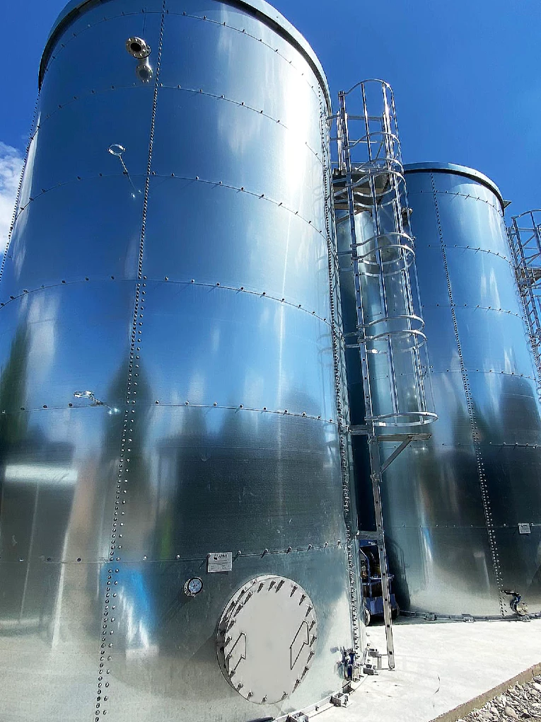 Tanque de agua potable y alimentaria