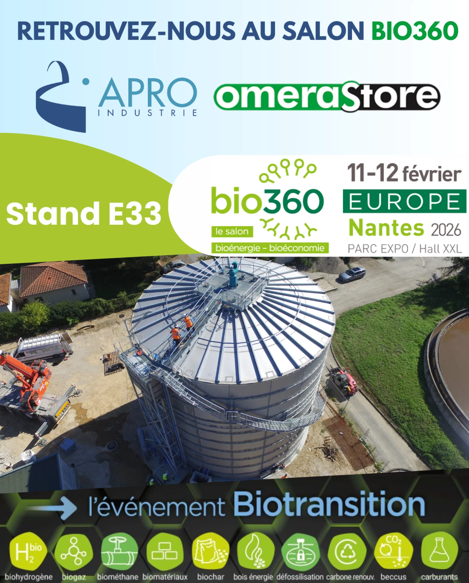APRO Industrie y Omerastore GmbH en Bio360 Nantes 2026