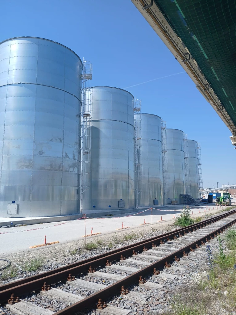 Tanques de almacenamiento de liquidos de proceso en Munich
