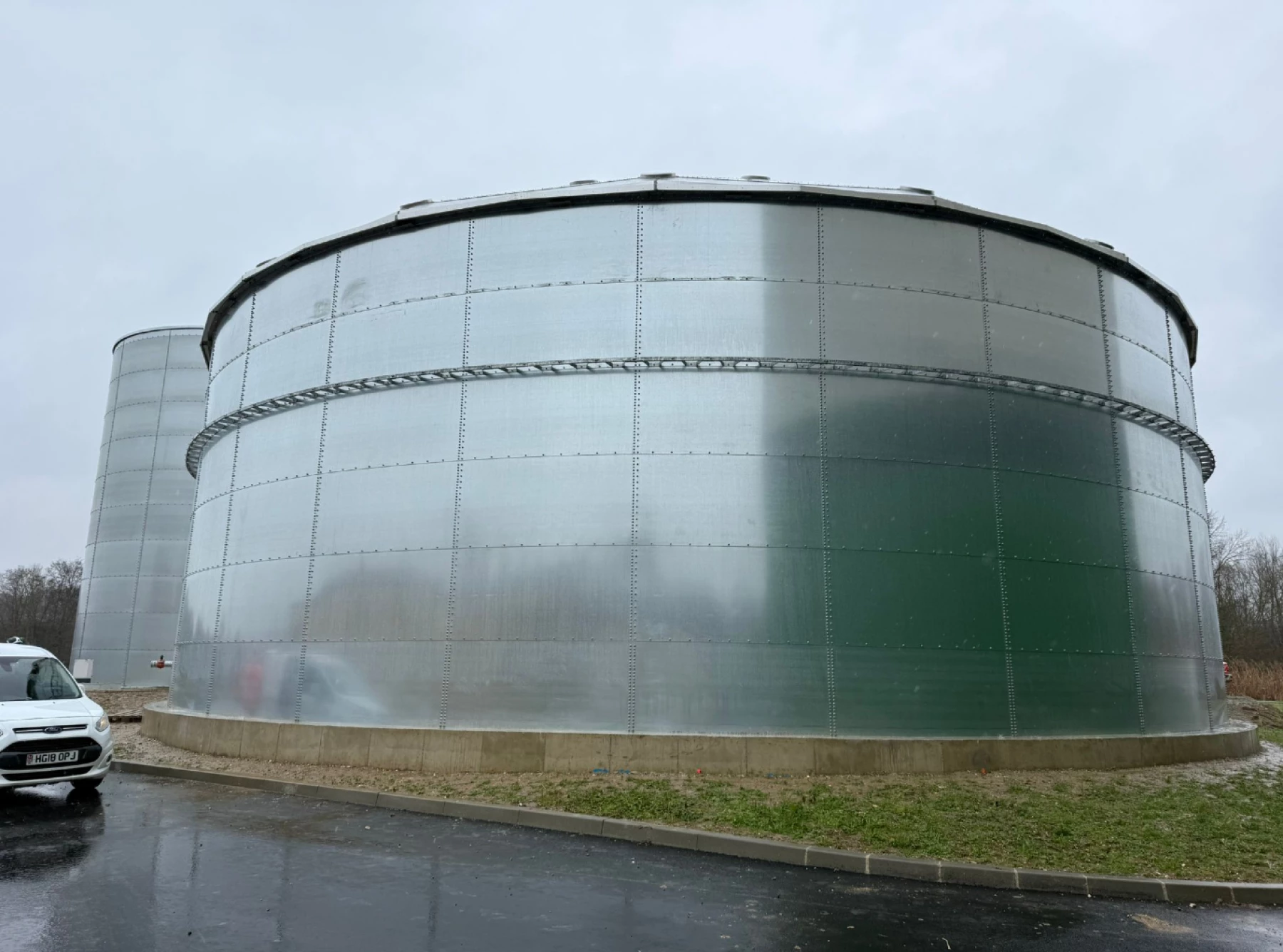 Tanque dedicado a la recuperación de agua en Clermont, Francia