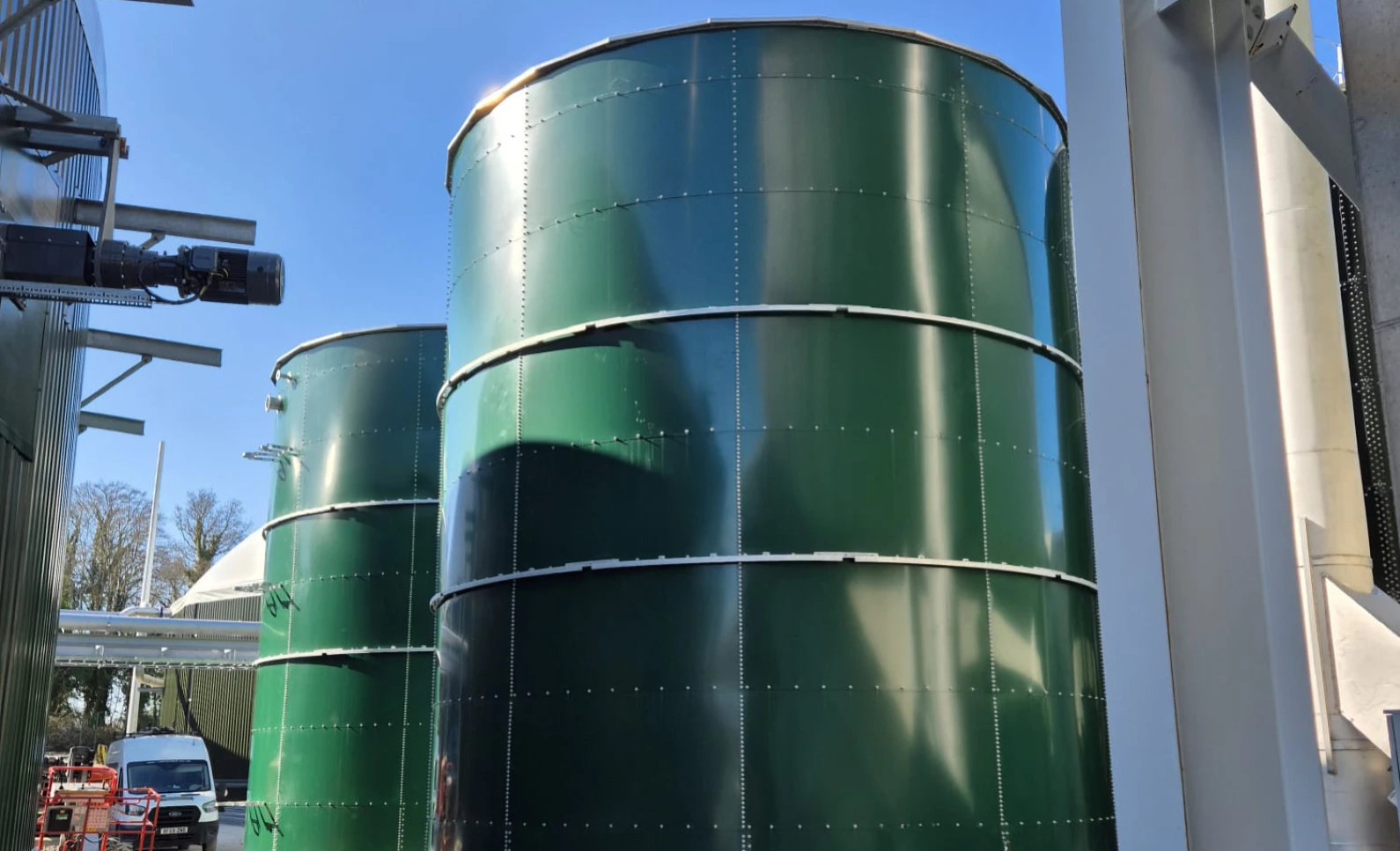 Tanque de almacenamiento de agua potable y de proceso en Winchester