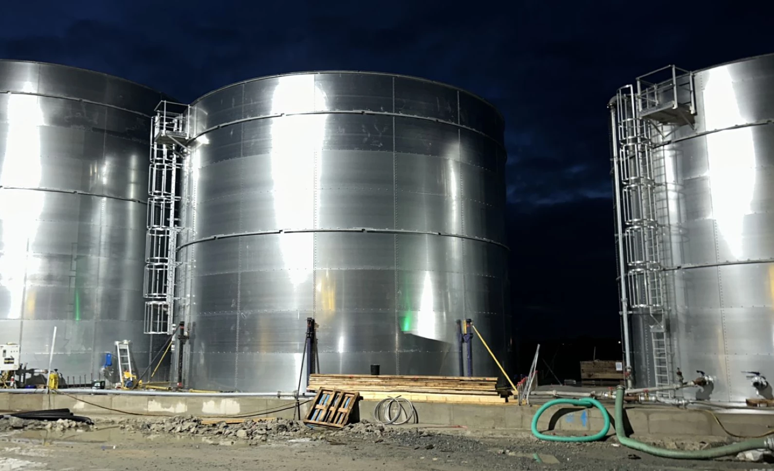 Tanque para la protección contra incendios en Alemania